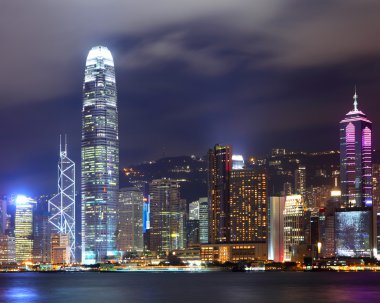 Geceleyin Hong Kong Şehri