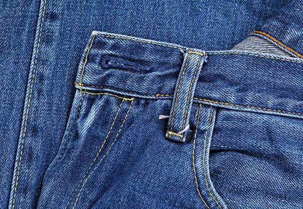 Синій Жан кишені — стокове фото