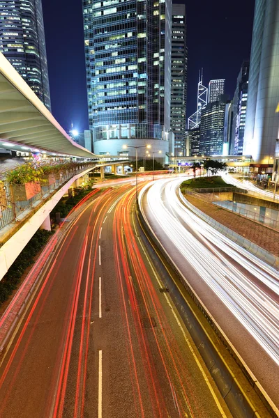 香港的交通情况 — 图库照片