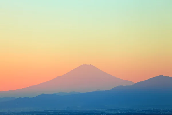 Montaña Fuji puesta de sol — Foto de Stock