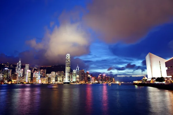 Linha do horizonte de Hong Kong — Fotografia de Stock