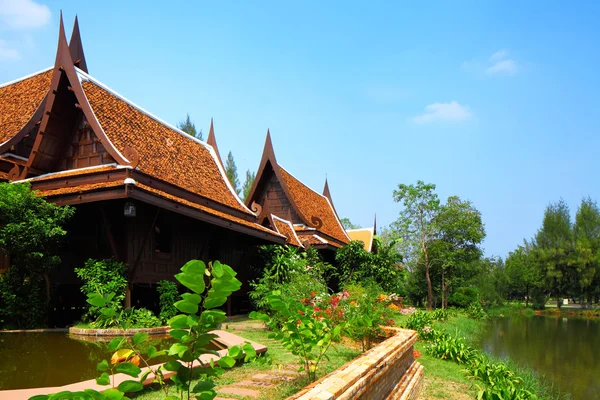 泰国传统的房子 — 图库照片