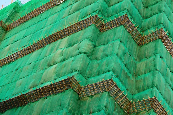 Bamboo scaffolding — Stock Photo, Image