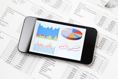Mobil grafik grafik
