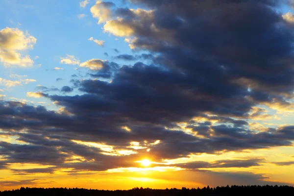 Céu do pôr do sol — Fotografia de Stock