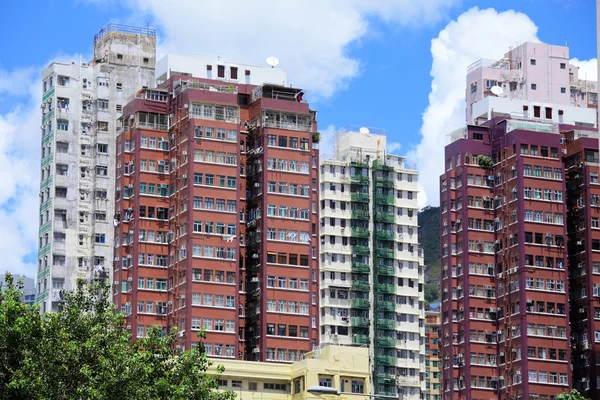 Здание дома в Гонконге — стоковое фото