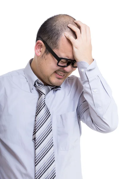 Stressed businessman — Stock Photo, Image