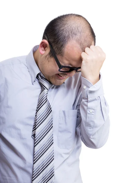 Asia businessman headache — Stock Photo, Image