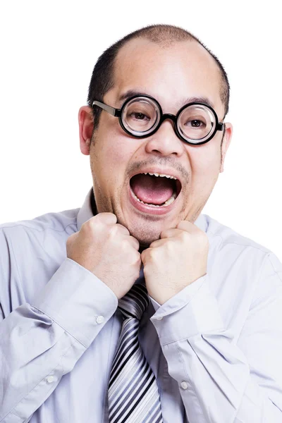 Asia businessman feeling stressed — Stock Photo, Image