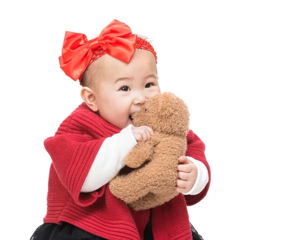 Aisa baby play doll — Stock Photo, Image
