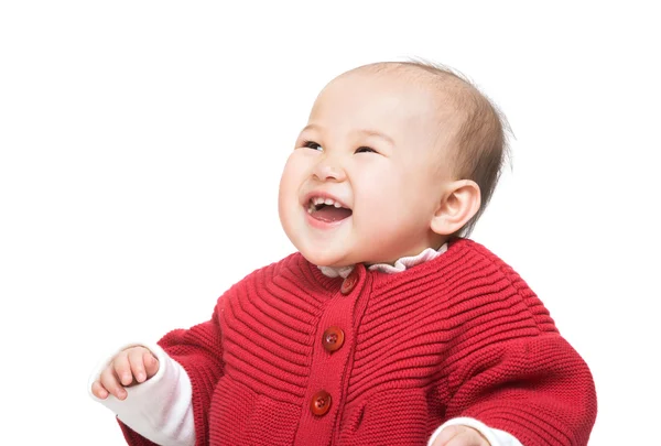 Mała dziewczynka śmiejąc się — Zdjęcie stockowe