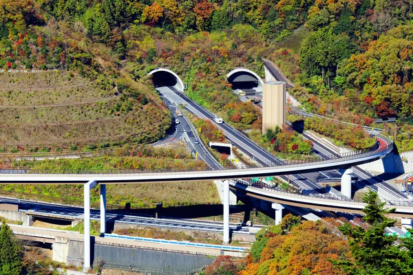 Túnel en la montaña — Foto de Stock