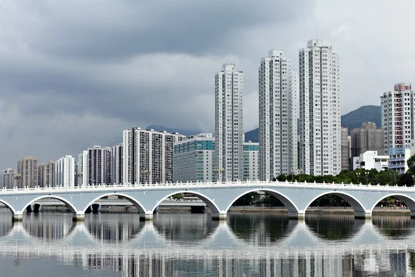 Casa pública em Hong Kong — Fotografia de Stock