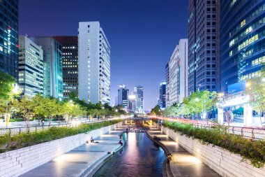 seoul City cheonggyecheon 