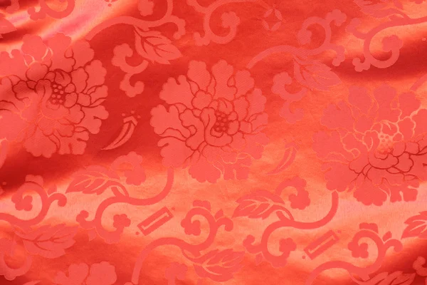 Flower print silk — Stock Photo, Image