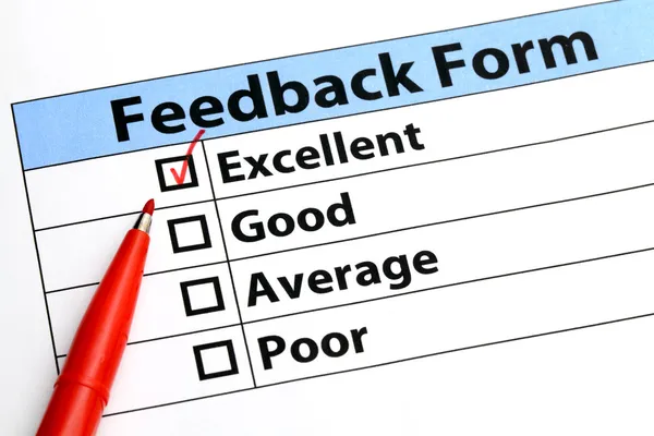 Feedback form — Stock Photo, Image