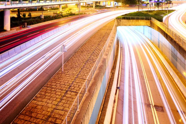 Hong Kong 's nachts — Stockfoto