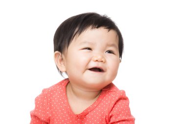 Asya bebek kız gülümseme