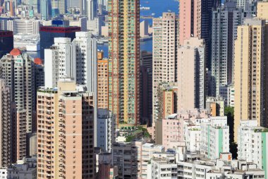 hong Kong'da bir yerleşim bölgesi