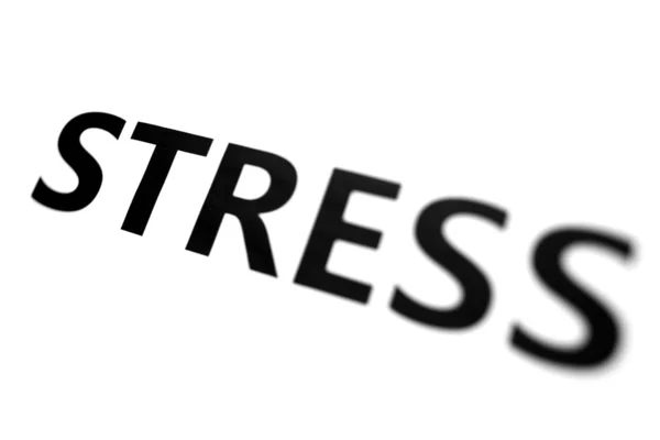 Woord stress — Stockfoto