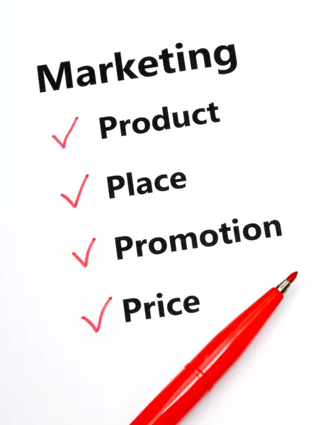 Marketing-Element — Stockfoto