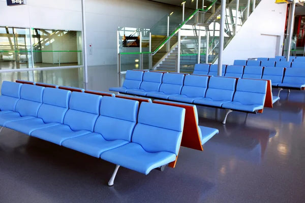 Lege stoel in luchthaven — Stockfoto