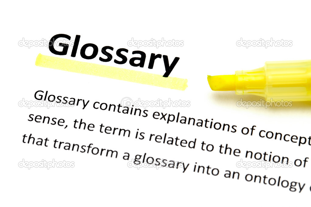 Glossary meaning