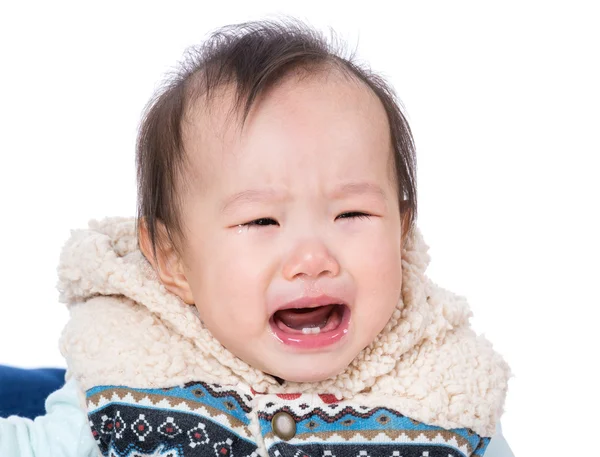 Baby crying — Stock Photo, Image