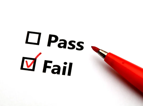 Pass or fail — Stock Photo, Image