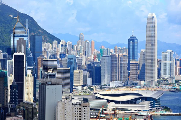 Commerciële district van Hong kong — Stockfoto