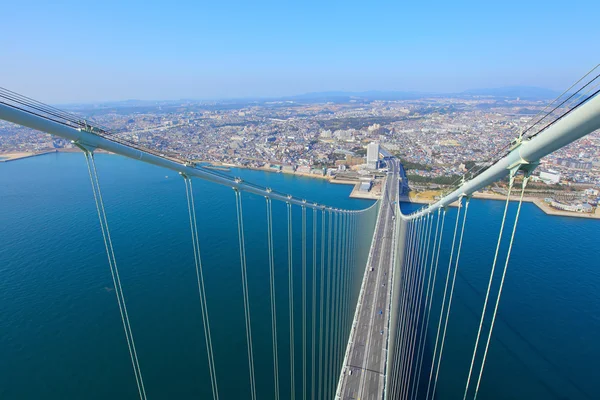 Akashi kaikyo brücke in kobe — Stockfoto