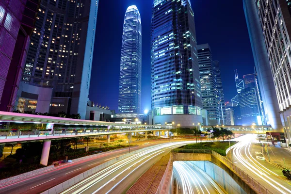 香港の都市および交通のトレイル — ストック写真