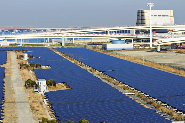 Güneş Enerji istasyonu — Stok fotoğraf