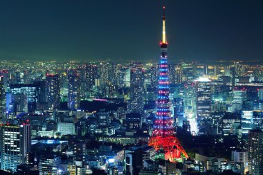 Tokyo şehir manzarası