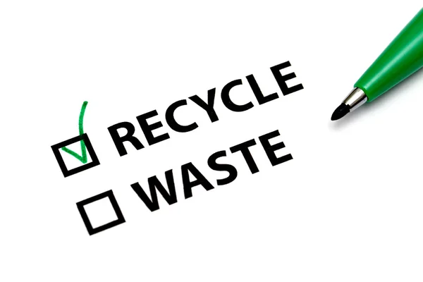 Recycle or waste — Stock Photo, Image