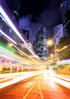 Hong kong trafik iz gece
