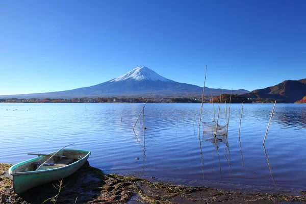 Lac Kawaguchi et Fujisan — Photo