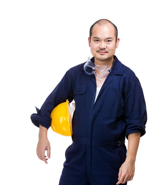 Asian construction worker portrait — Stock Photo, Image