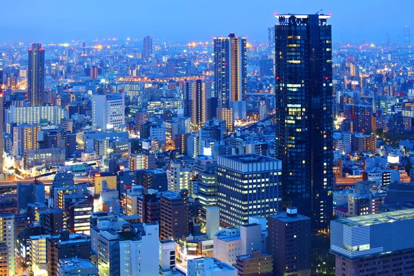 夜の大阪 — ストック写真