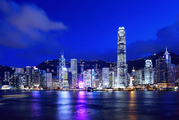 Hong Kong por la noche — Foto de Stock