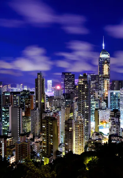 Zentrales Geschäftsviertel in Hongkong — Stockfoto