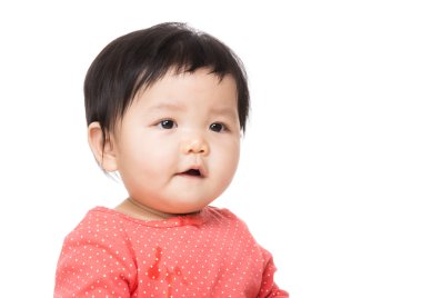 Asya bebek kız gülümseme
