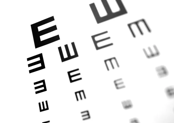 Augendiagramm — Stockfoto