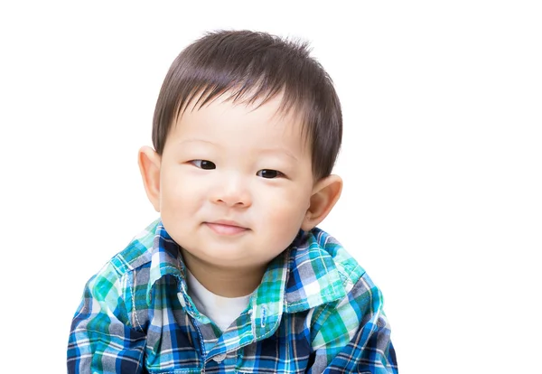 Asiatiska baby boy leende — Stockfoto