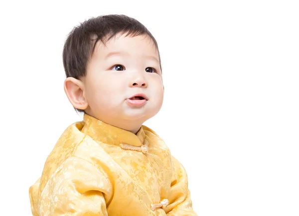 Niño chino mirando hacia arriba —  Fotos de Stock