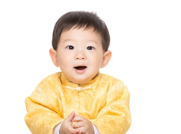 Chino bebé niño sonrisa — Foto de Stock