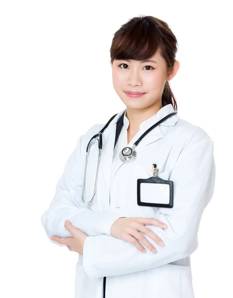 Asijské ženský lékař — Stock fotografie