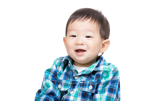 Asiático bebê menino sorriso — Fotografia de Stock