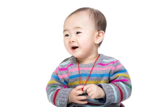 Asiático bebé niño sonrisas —  Fotos de Stock