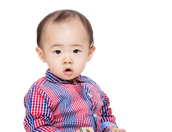 Asian baby boy portrait — Stock Photo, Image